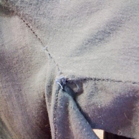 WOMENS BLUE WIDE LEG CAPRIS SIZE M/L - Picture 4 of 6